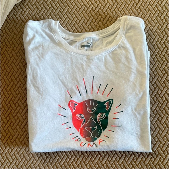 X-Ray Women's Tee - Puma White-Fuchsia Purple - Picture 2 of 2